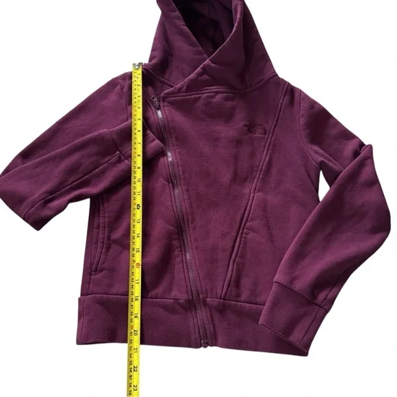The North Face Size XS Womens Cotton Blend Asymmetric Zip Athletic Jacket - Picture 2 of 5